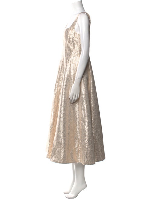 ME+EM Square Neckline Long Dress