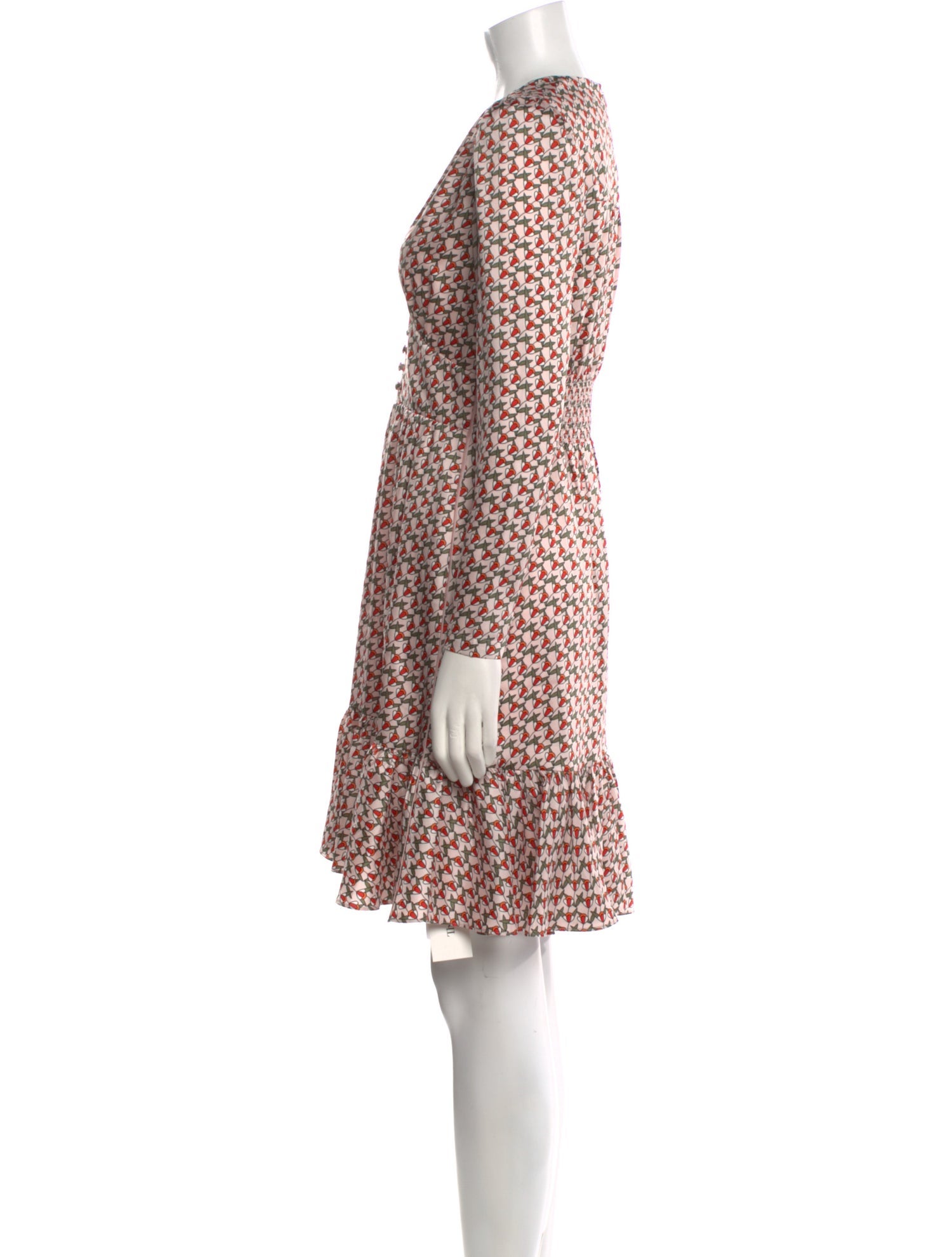 ME+EM Floral Print Mini Dress