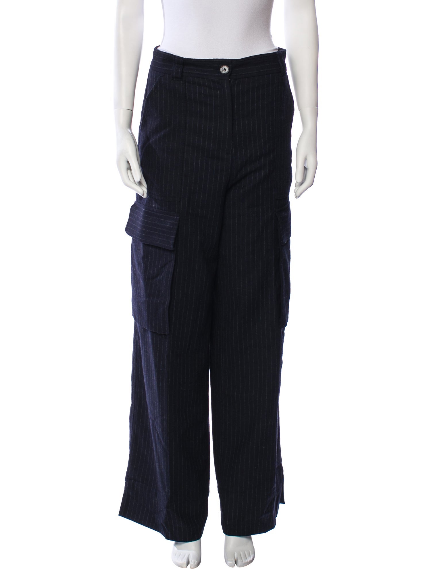 ME+EM Wool Wide Leg Pants