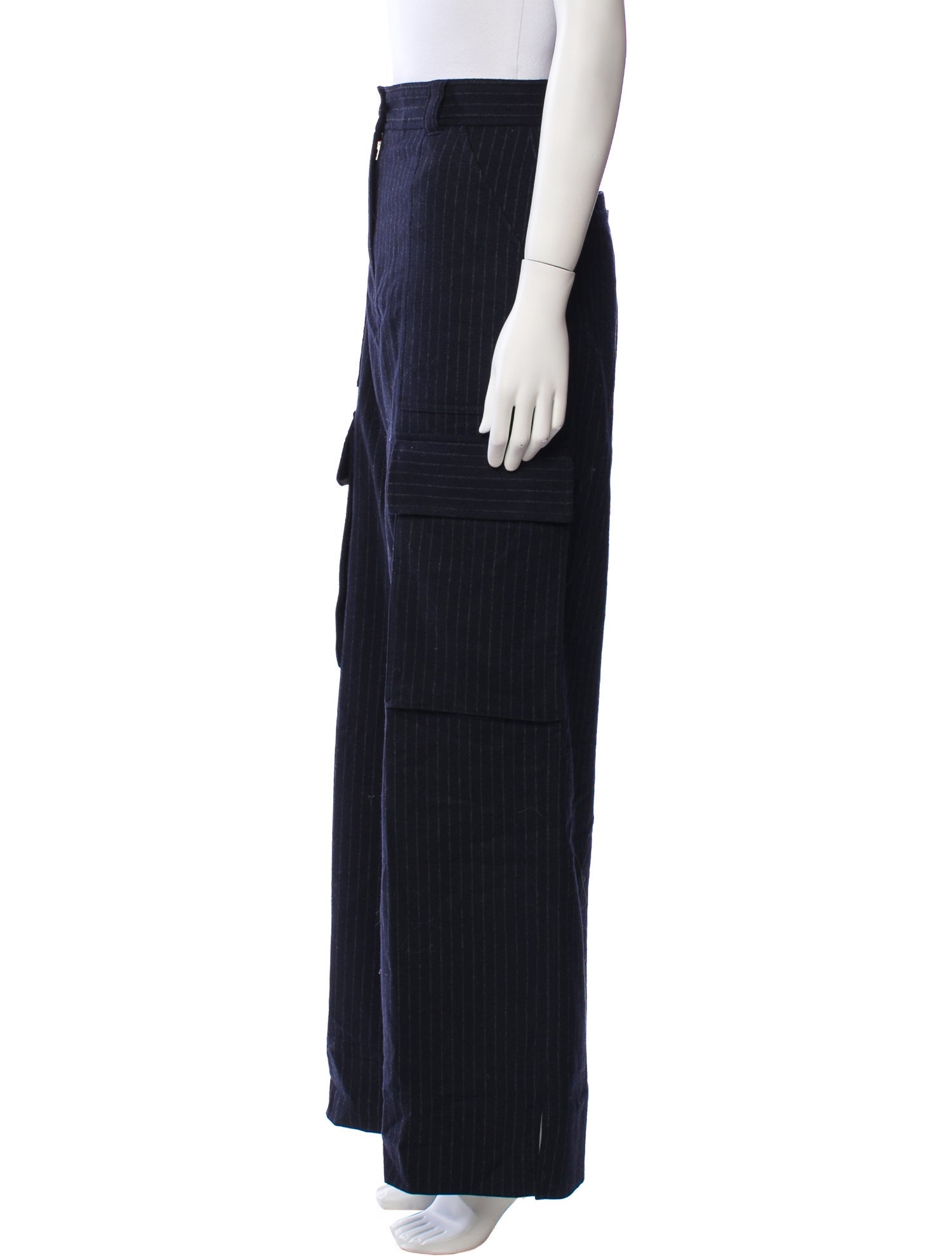 ME+EM Wool Wide Leg Pants