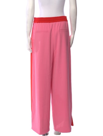 ME+EM Colorblock Pattern Wide Leg Pants