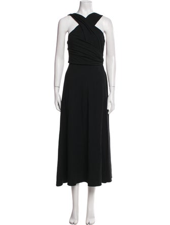 ME+EM Halterneck Long Dress