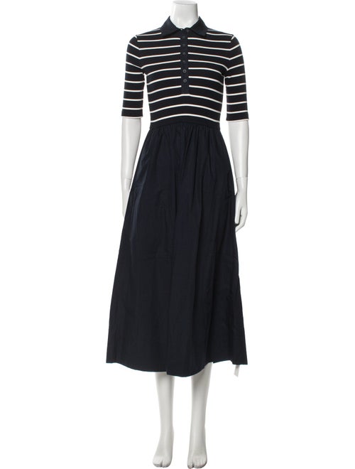 ME+EM Striped Long Dress