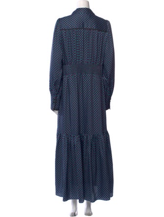 ME+EM Polka Dot Print Long Dress