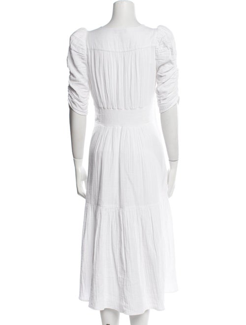 ME+EM V-Neck Midi Length Dress