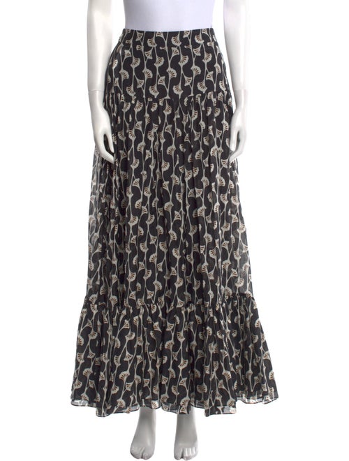 ME+EM Printed Long Skirt