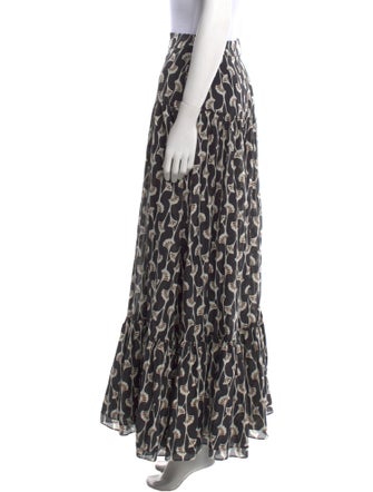 ME+EM Printed Long Skirt