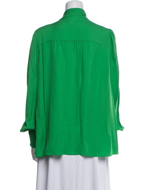 ME+EM Silk Tie Neck Blouse