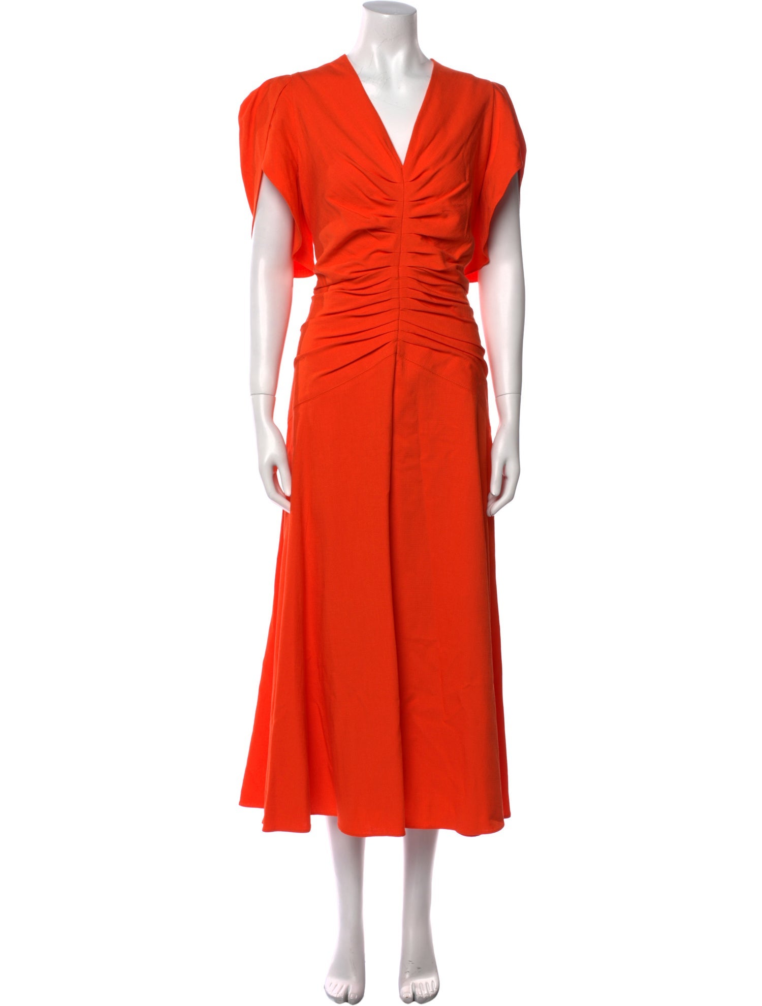 ME+EM V-Neck Long Dress