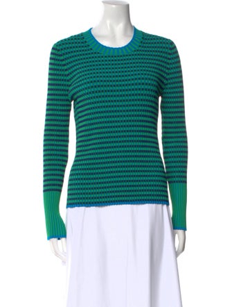 ME+EM Striped Crew Neck Top