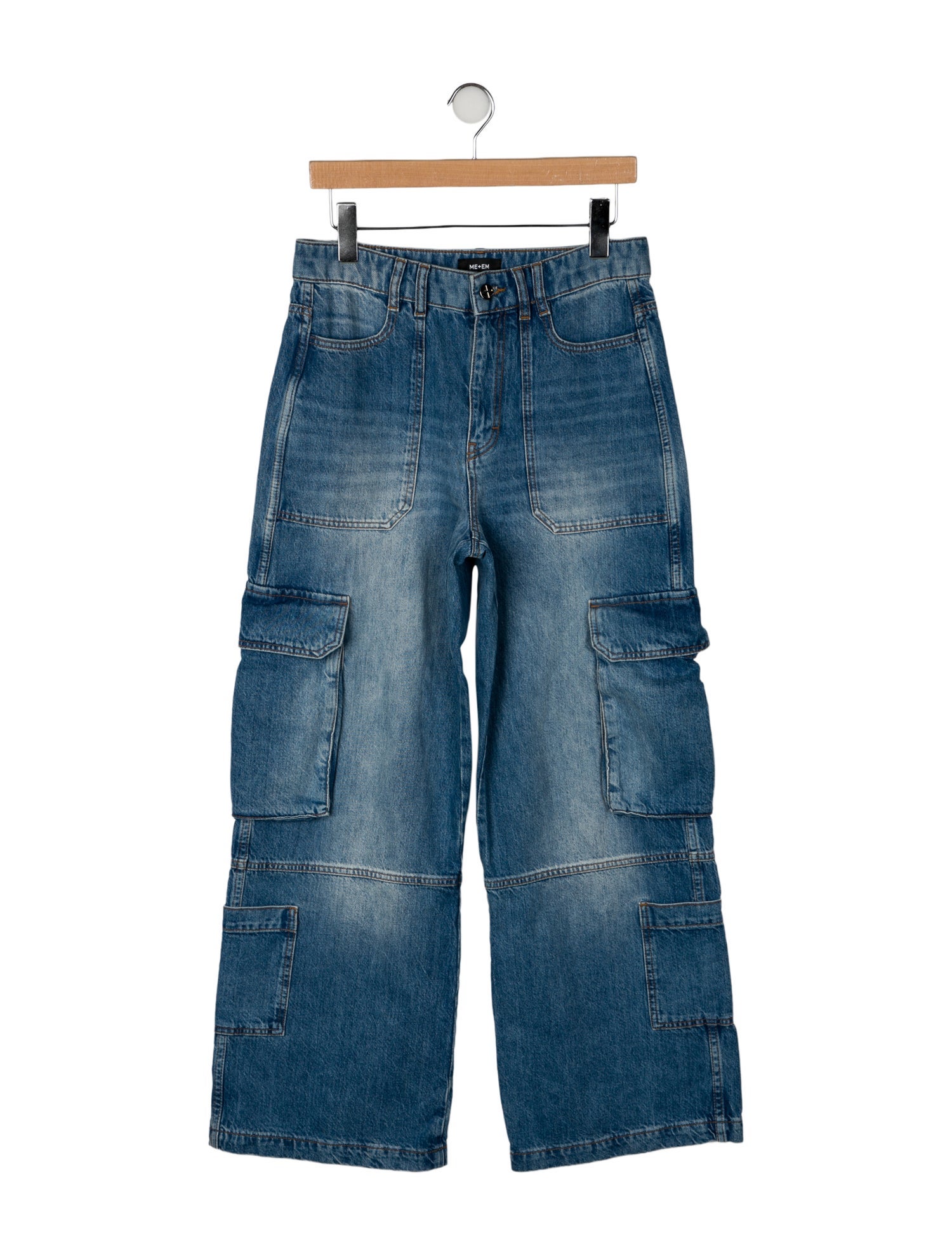 ME+EM High-Rise Wide Leg Jeans