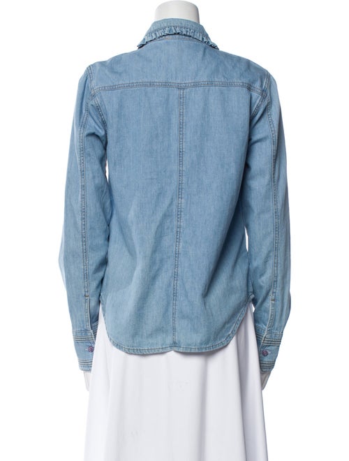 ME+EM Long Sleeve Button-Up Top