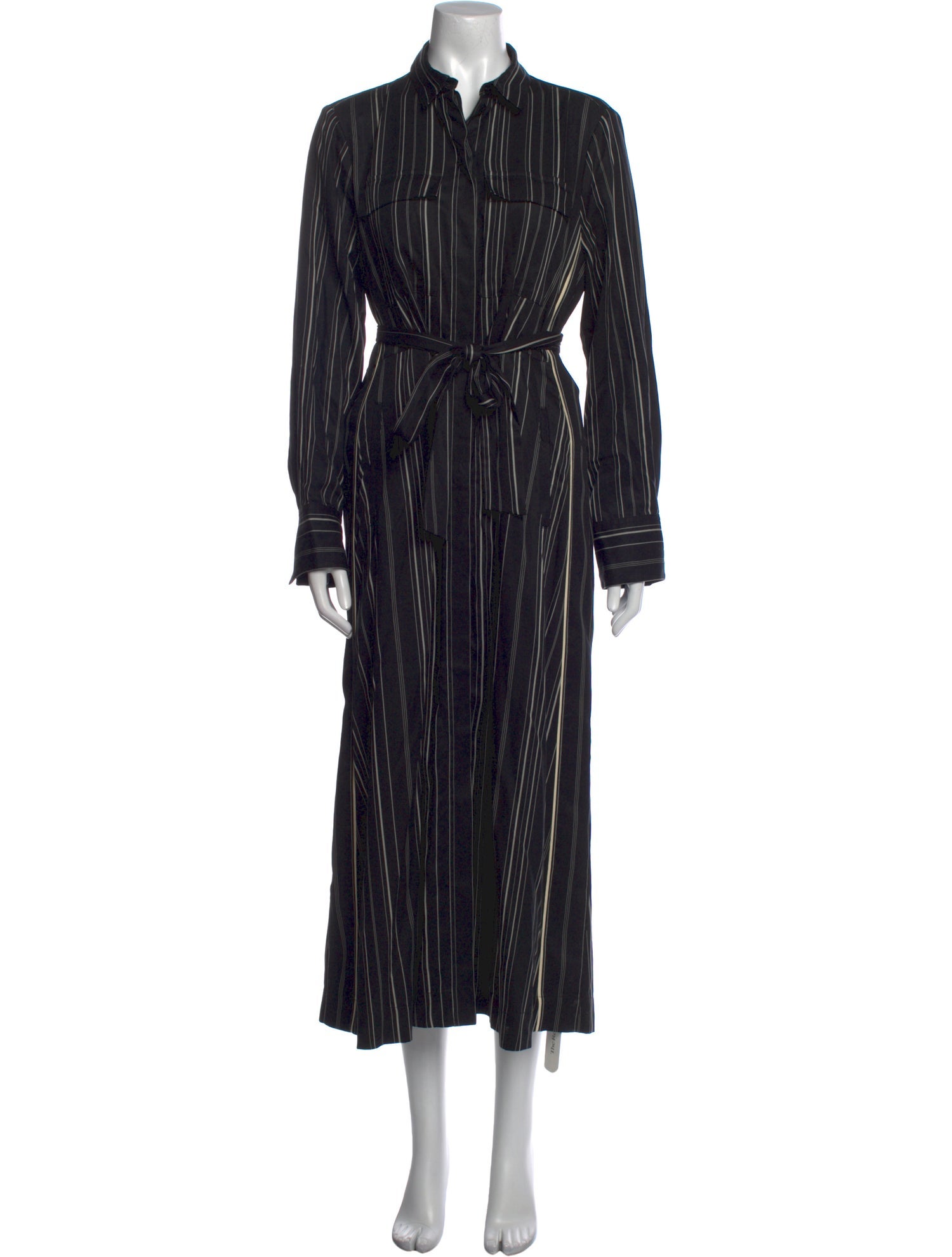 ME+EM Striped Long Dress