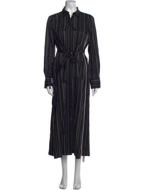 ME+EM Striped Long Dress