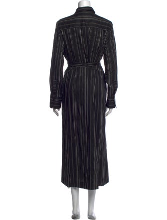 ME+EM Striped Long Dress