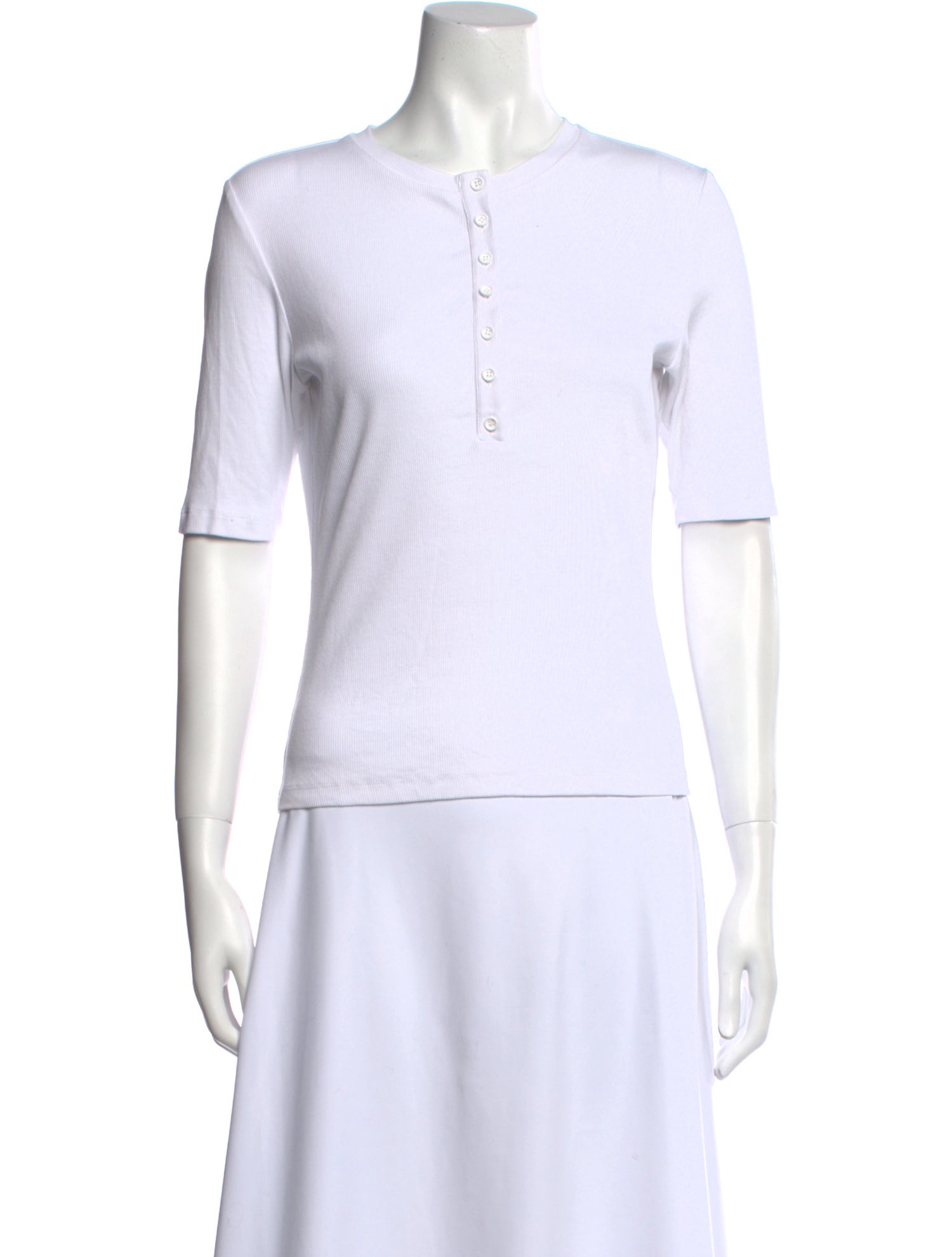 ME+EM Crew Neck Short Sleeve Polo