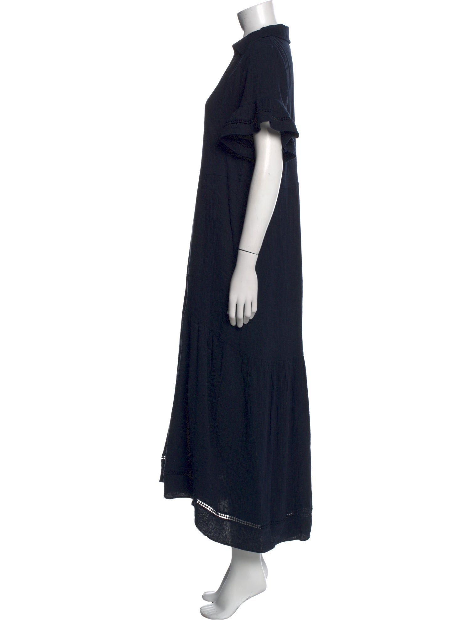 ME+EM V-Neck Long Dress