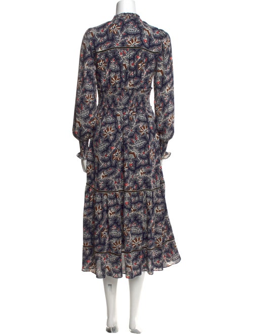 ME+EM Floral Print Long Dress