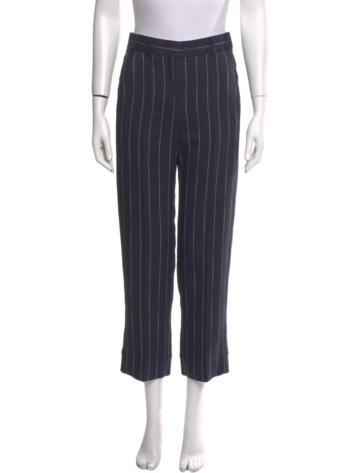 ME+EM Striped Straight Leg Pants