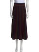 ME+EM Striped Midi Length Skirt