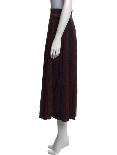 ME+EM Striped Midi Length Skirt