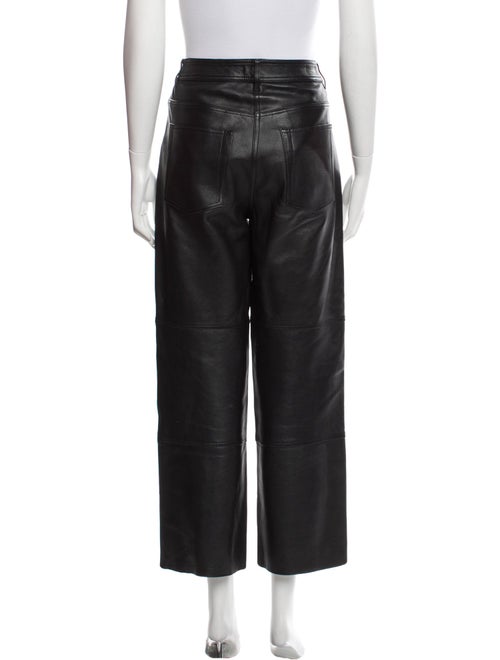 ME+EM Lamb Leather Wide Leg Pants