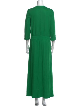 ME+EM V-Neck Long Dress