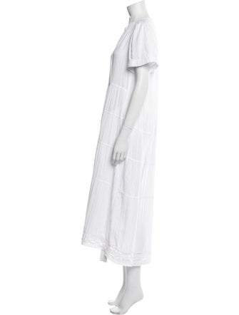 ME+EM V-Neck Long Dress