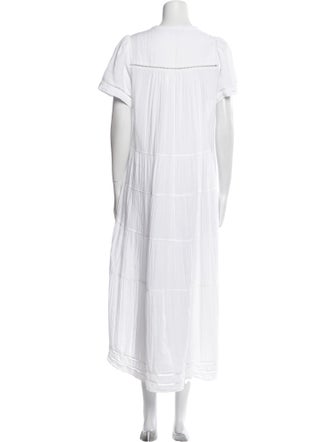 ME+EM V-Neck Long Dress