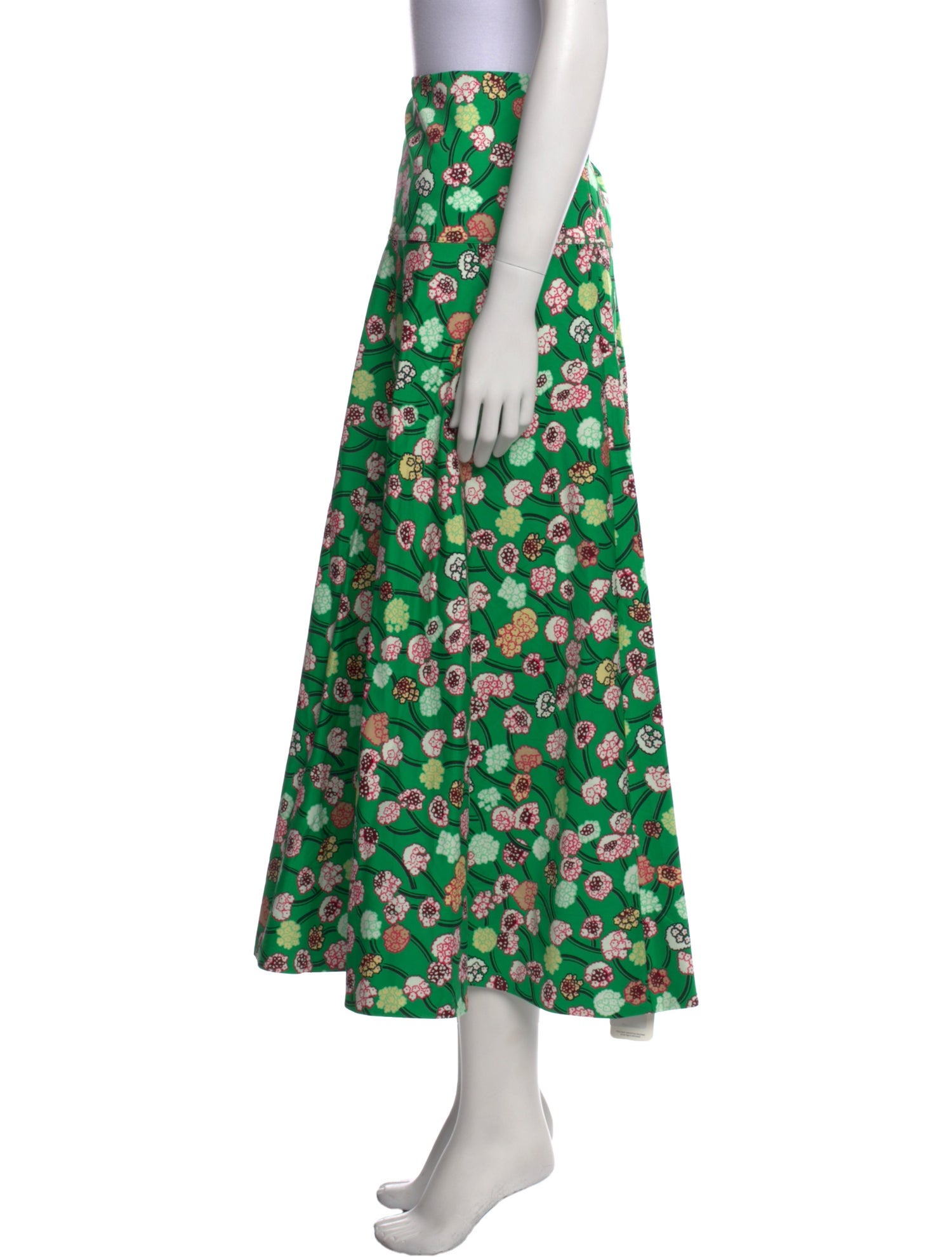 ME+EM Floral Print Midi Length Skirt w/ Tags