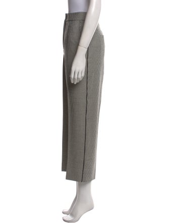 ME+EM Plaid Print Straight Leg Pants