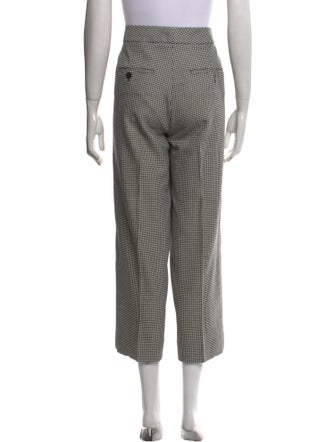 ME+EM Plaid Print Straight Leg Pants