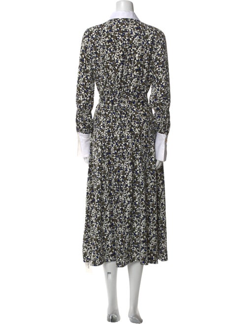 ME+EM Floral Print Long Dress