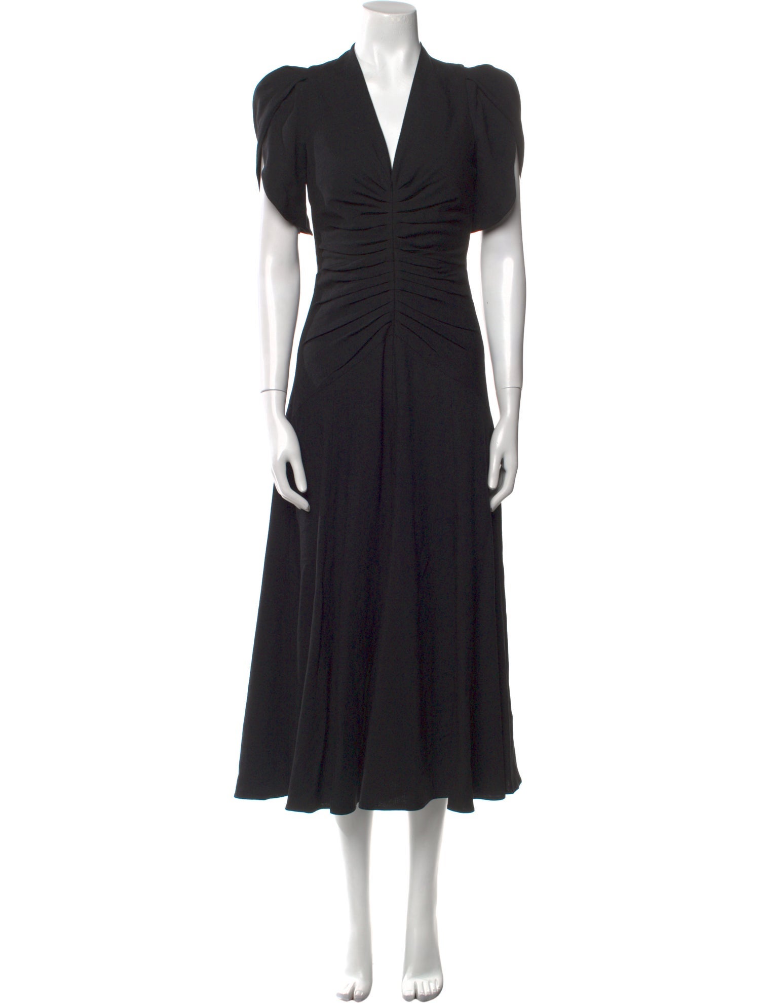 ME+EM V-Neck Long Dress