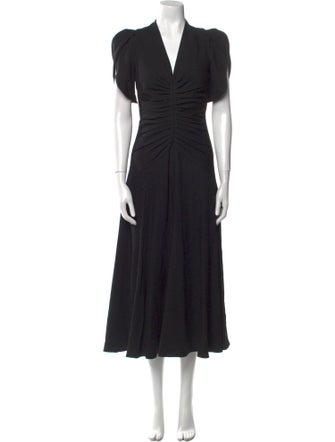 ME+EM V-Neck Long Dress