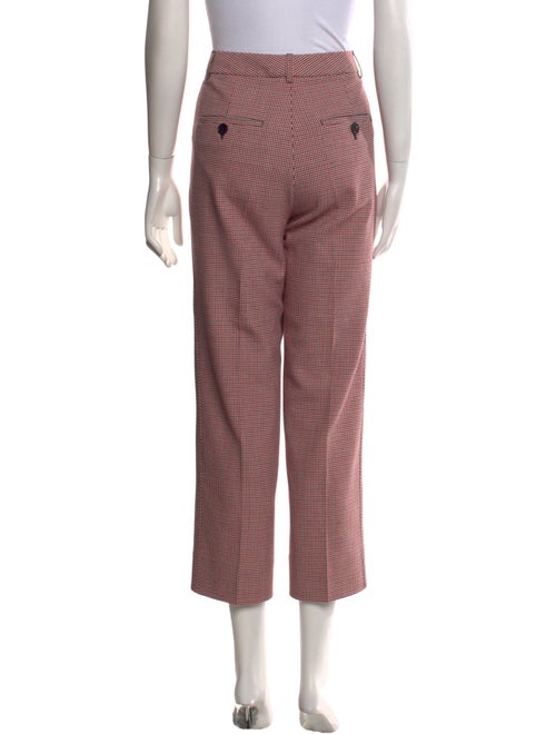 ME+EM Plaid Print Straight Leg Pants