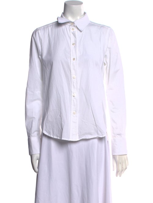 ME+EM Long Sleeve Button-Up Top