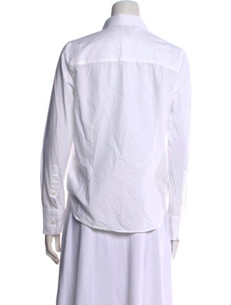 ME+EM Long Sleeve Button-Up Top