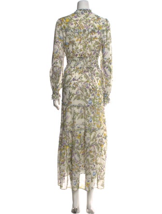 ME+EM Floral Print Long Dress