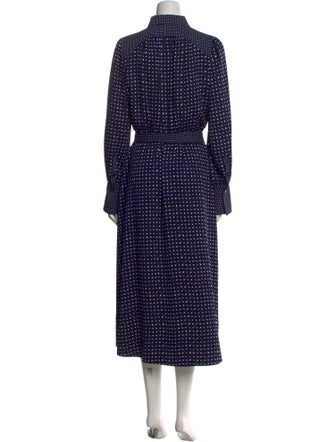 ME+EM Polka Dot Print Long Dress