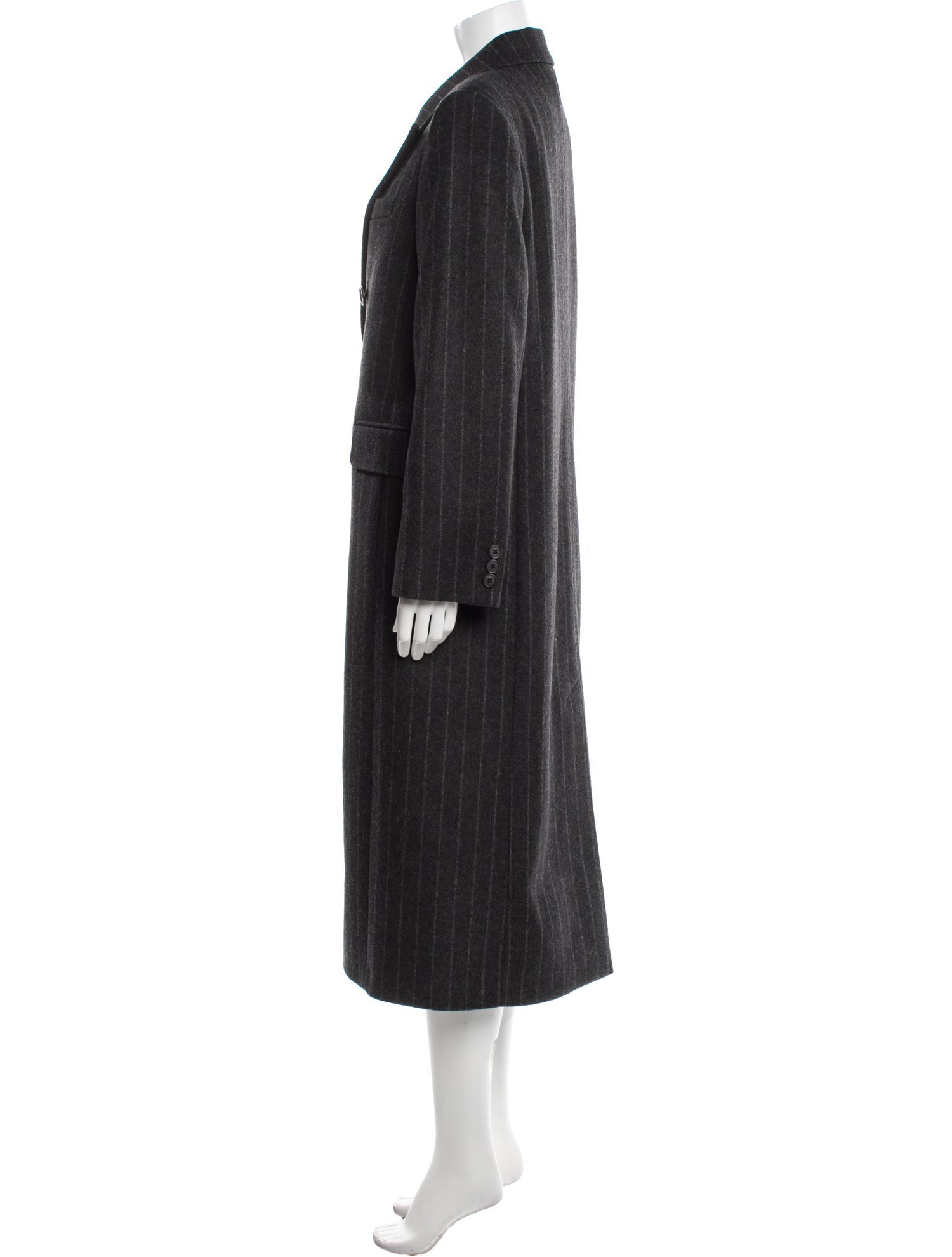 ME+EM Wool Plaid Print Faux Fur Coat w/ Tags