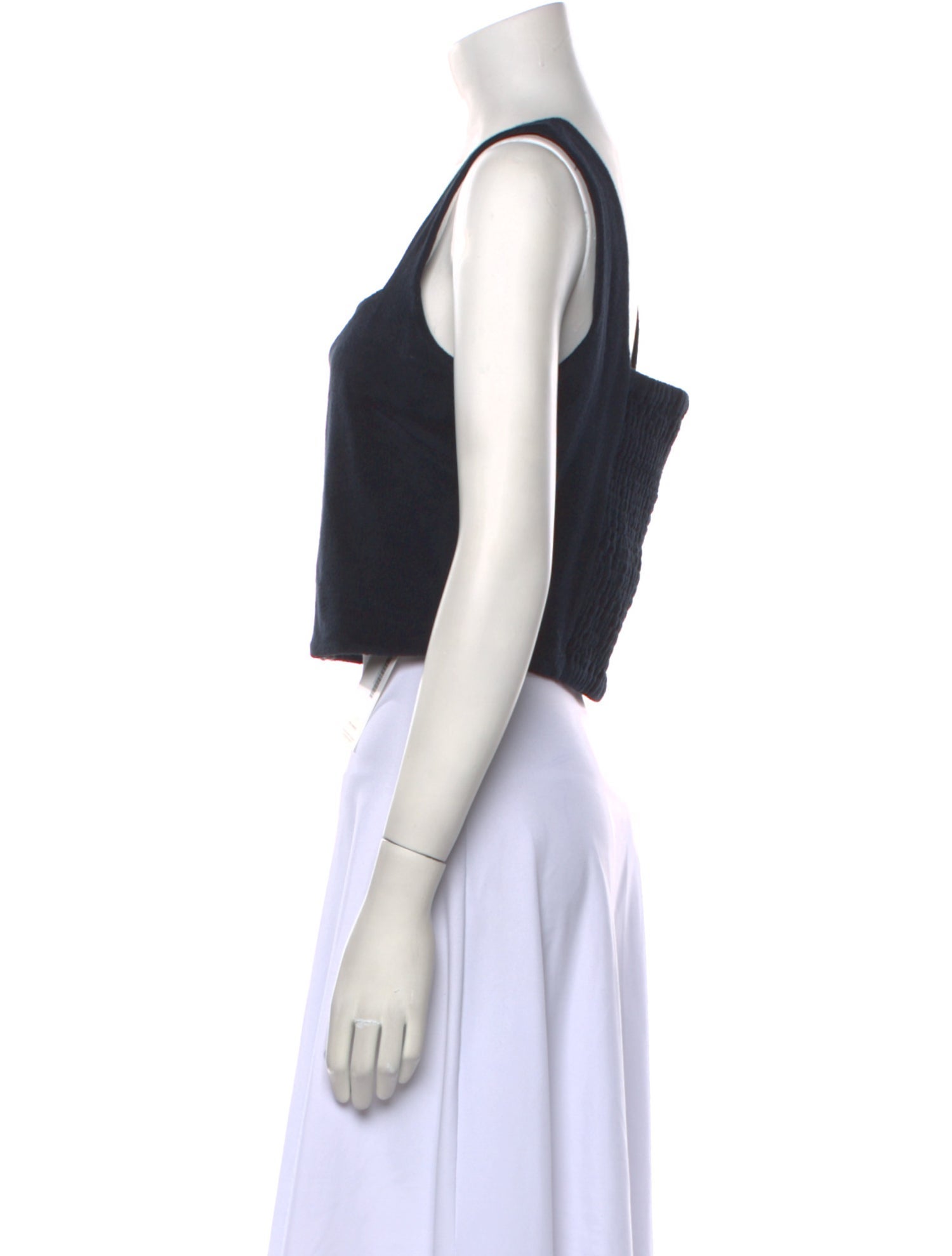 ME+EM Square Neckline Sleeveless Crop Top w/ Tags