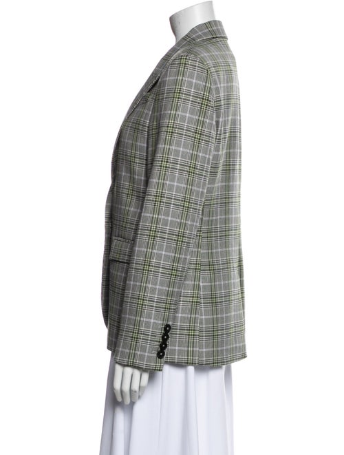 ME+EM Plaid Print Blazer