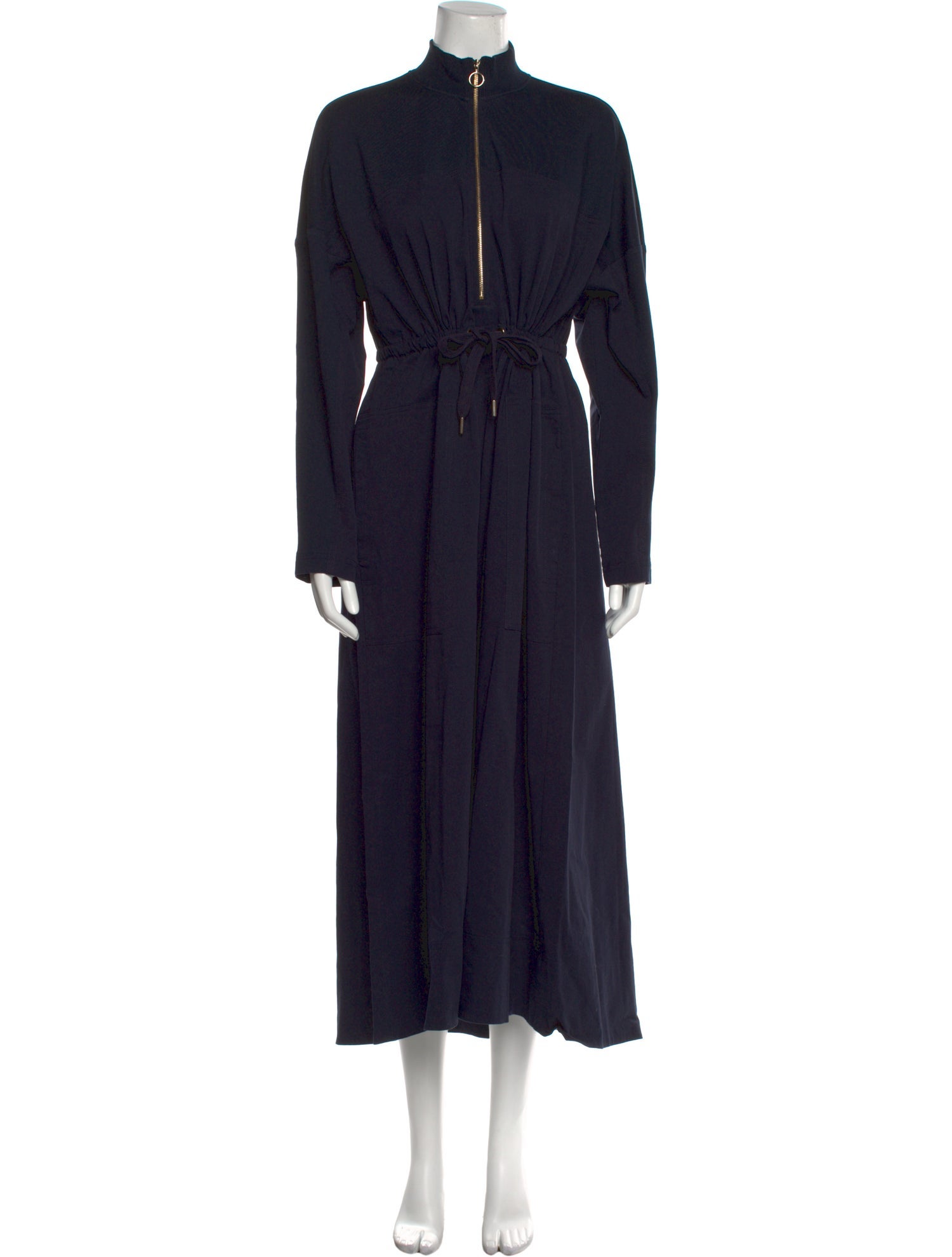 ME+EM Mock Neck Long Dress