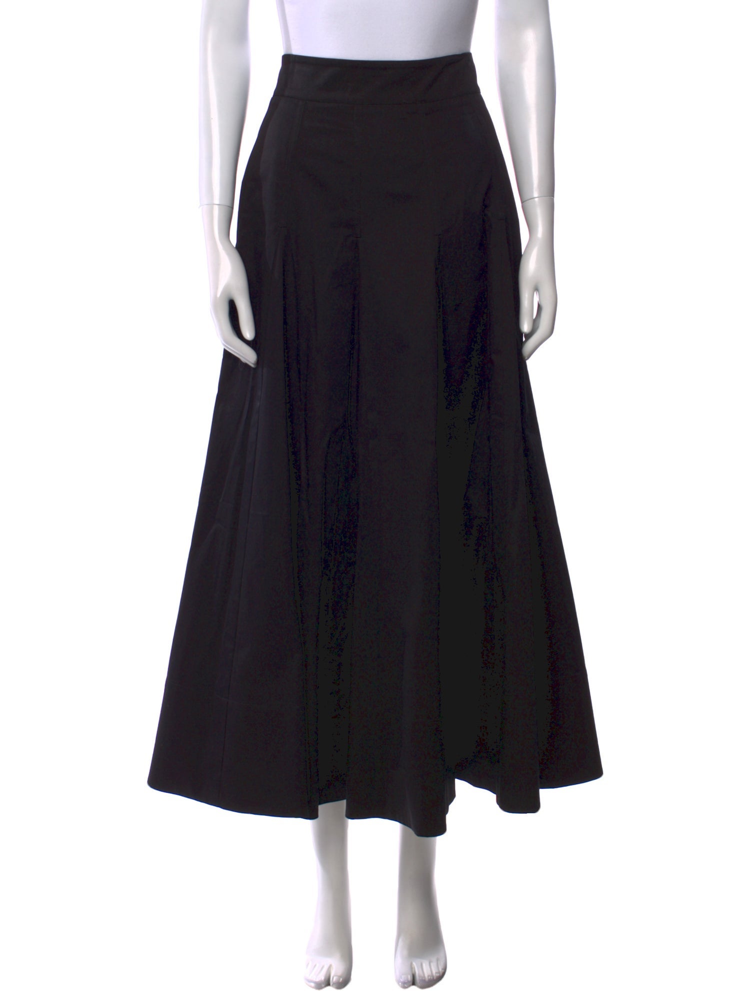 ME+EM Pleated Accents Midi Length Skirt