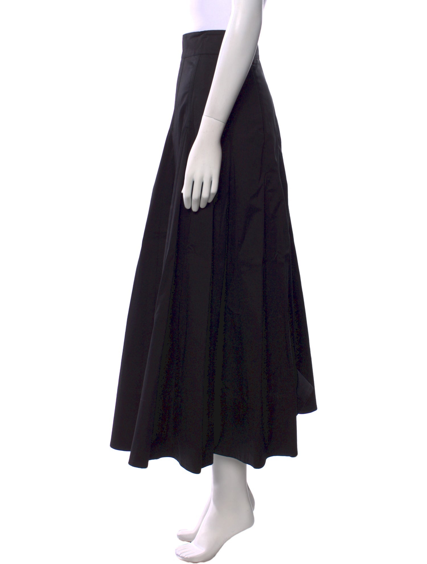 ME+EM Pleated Accents Midi Length Skirt