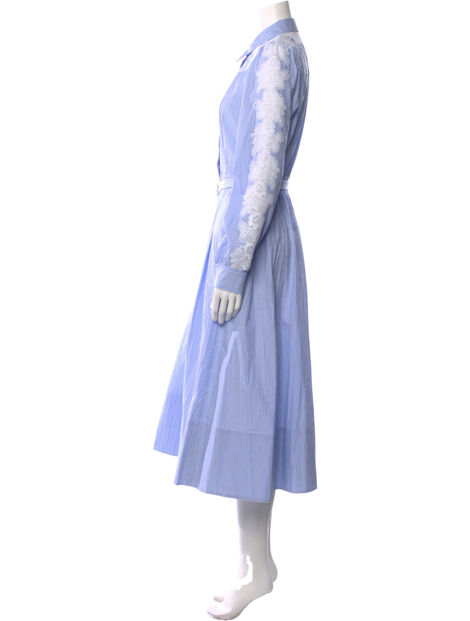 ME+EM Striped Long Dress