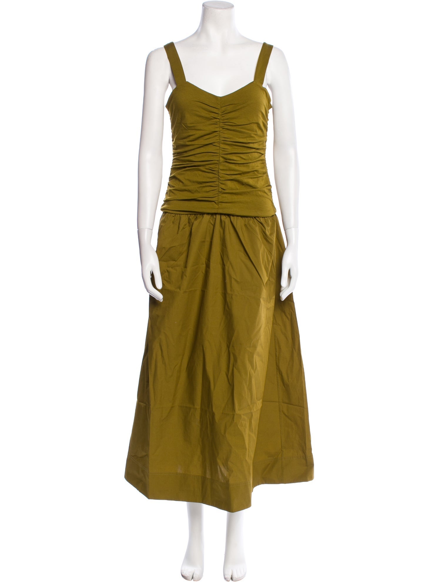 ME+EM Square Neckline Long Dress w/ Tags