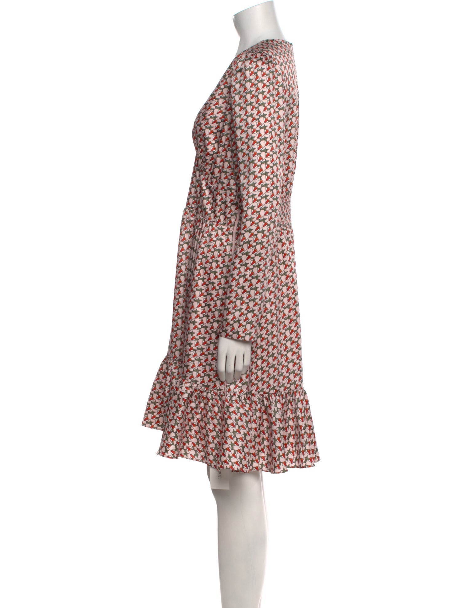 ME+EM Printed Knee-Length Dress w/ Tags