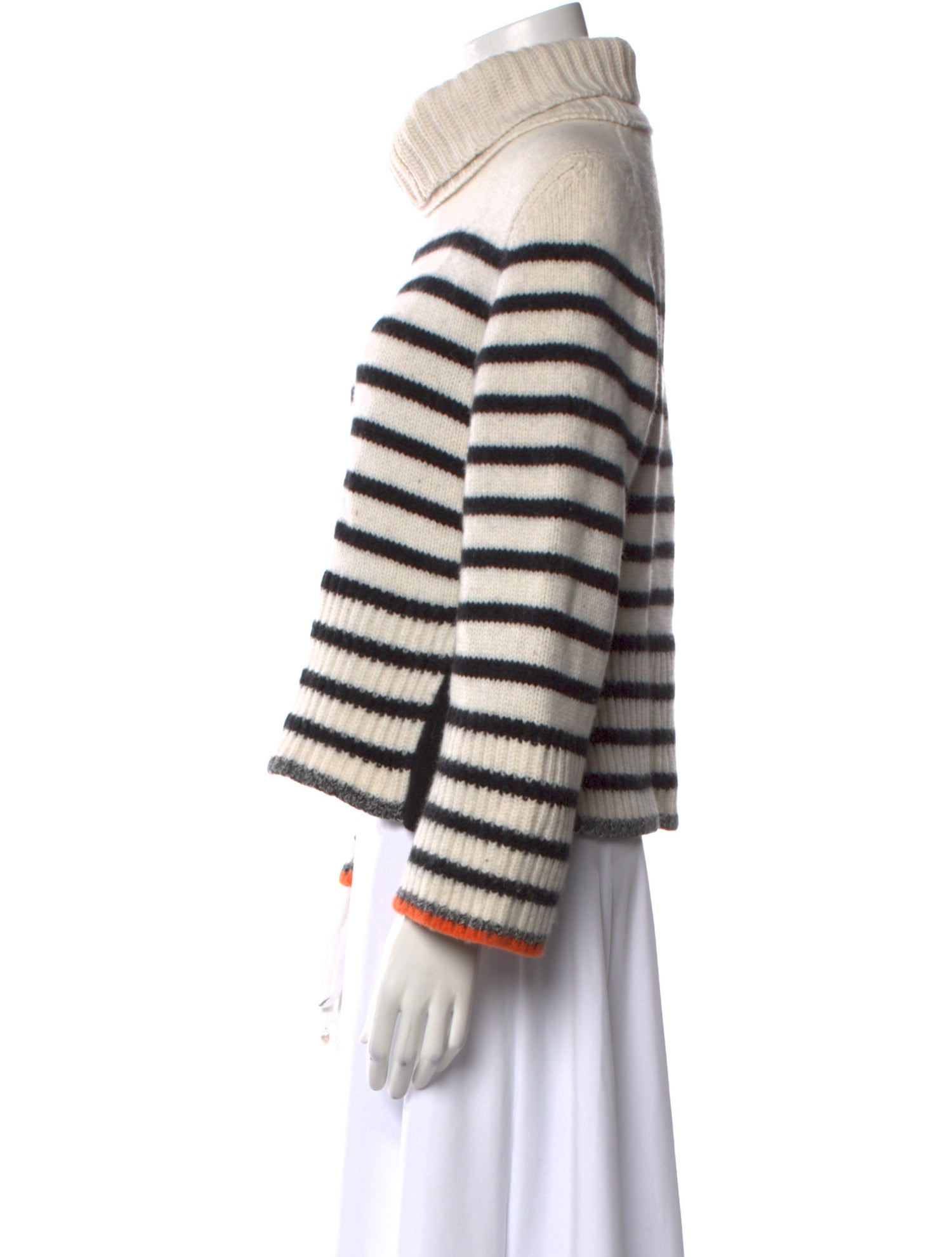 ME+EM Merino Wool Striped Sweater
